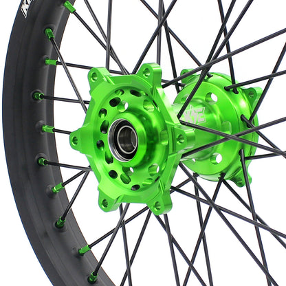 KKE 21" 19" Dirtbike Wheels Rims For KAWASAKI KX250F KX450F 2015 2016 2017 2018