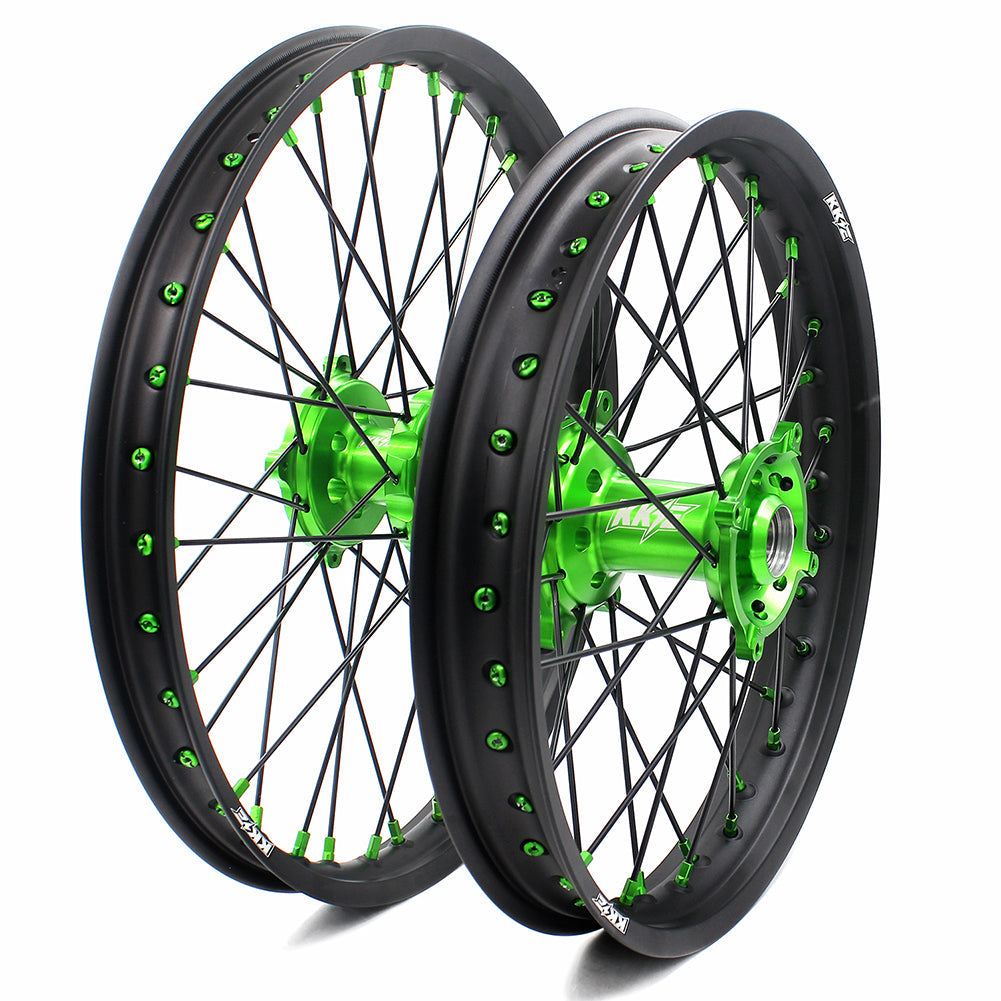 KKE 21" 19" Dirtbike Wheels Rims For KAWASAKI KX250F KX450F 2015 2016 2017 2018