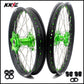 KKE 21 & 19 MX Wheels for Kawasaki KX250F 2019 and 2021 Green Nipple(2020 Excluded)