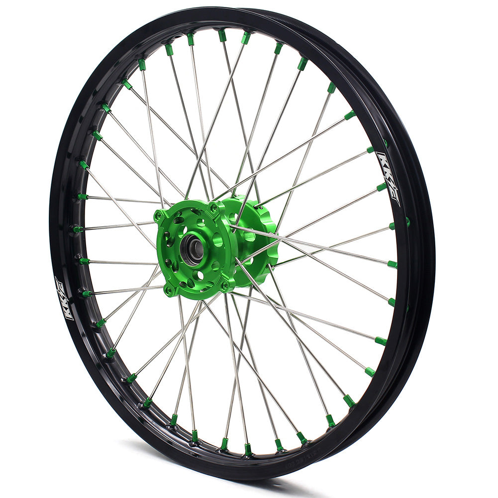 KKE 21" 19" Motorcycle Dirtbike Wheels Rims Fit KAWASAKI KX250F 450F 2015 2016 2017 2018