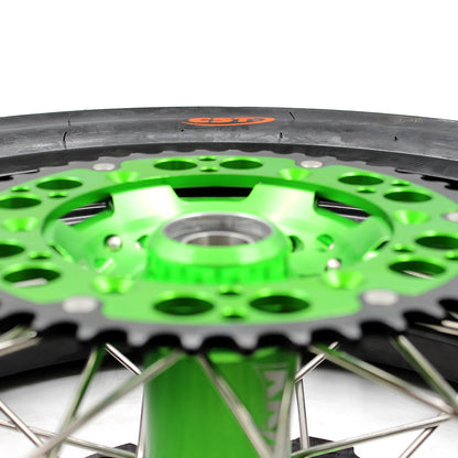 KKE 17inch KX250F 2006-2019 KX450F 2006-2018 For KAWASAKI Supermoto Rims CST Tires