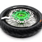 KKE 17inch KX450 KX450X KX250F 2020 KX450F 2019-2021 KX450 2019-2023 For KAWASAKI Supermoto Rims CST Tires Green