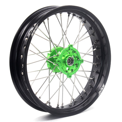 KKE 17Inch KX250F KX450F 2006-2021 For KAWASAKI Supermoto Spoked Wheels Rim