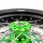 KKE 17inch KX450 KX450X KX250F 2020 KX450F 2019-2021 KX450 2019-2023 For KAWASAKI Supermoto Rims CST Tires Green
