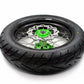 KKE 17inch KX450 KX450X KX250F 2020 KX450F 2019-2021 KX450 2019-2023 For KAWASAKI Supermoto Rims CST Tires Green