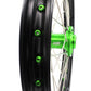 KKE 17/14 For KAWASAKI KX85 KX80  KX100 KLX140/L Big Kid's Wheels Rim Green Nipples