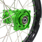 KKE 17/14 For KAWASAKI KX85 KX80  KX100 KLX140/L Big Kid's Wheels Rim Green Nipples