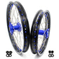 KKE For Kawasaki KX80 KX85 KX100 19/16 Big Kid's Wheels Rims Blue Nipples