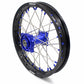 KKE For Kawasaki KX80 KX85 KX100 19/16 Big Kid's Wheels Rims Blue Nipples