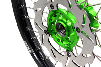 KKE 21" 18" Motorcycle Aluminum Spoke Wheels For KAWASAKI KX250F KX450F 2006-2014