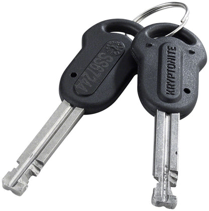 Kryptonite Keeper U-Lock - 4 x 8", Keyed, Black, Includes 4' cable and bracket