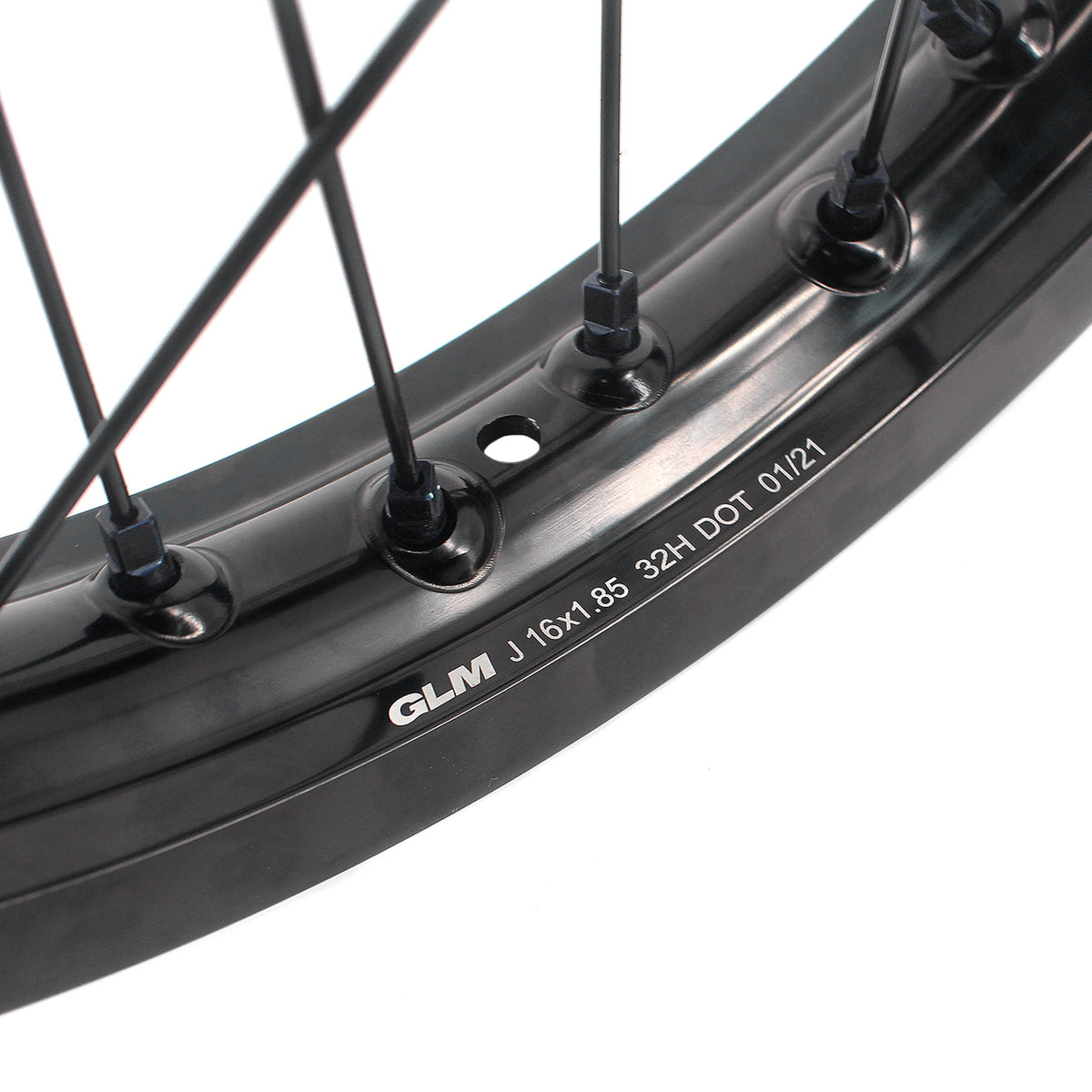KKE 1.85"x16" Rear Wheel for Surron Light Bee X (2019–2025) — All Black