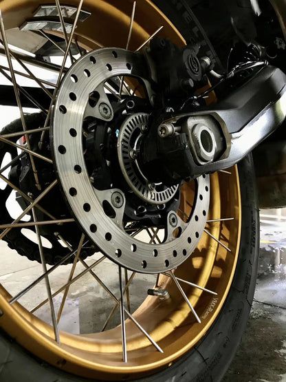 VMX-Racing 19in. 17in. Tubeless Wheels Fit For BMW F750GS 2019-2024 Gold GLM Rims