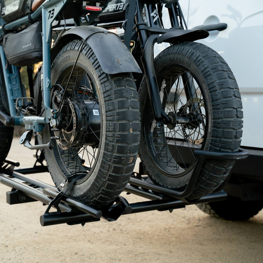 MotoTote, Dual E-Bike Rack & Tie Downs
