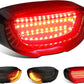 Motorcycle Brake Tail Light Integrated Turn Signals