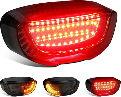 Motorcycle Brake Tail Light Integrated Turn Signals