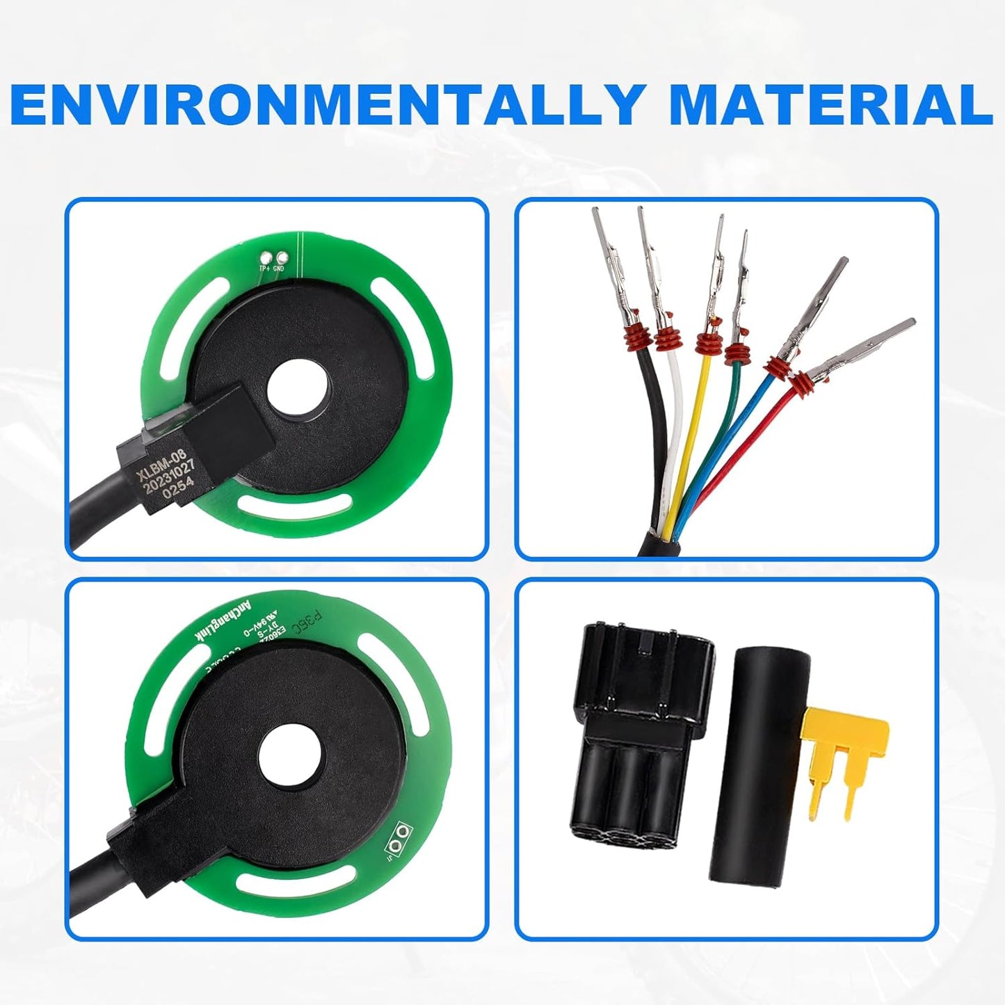 Motorcycle Motor Sensor for SUR-Ron Light Bee X S Motor Hall Sensor Replacement