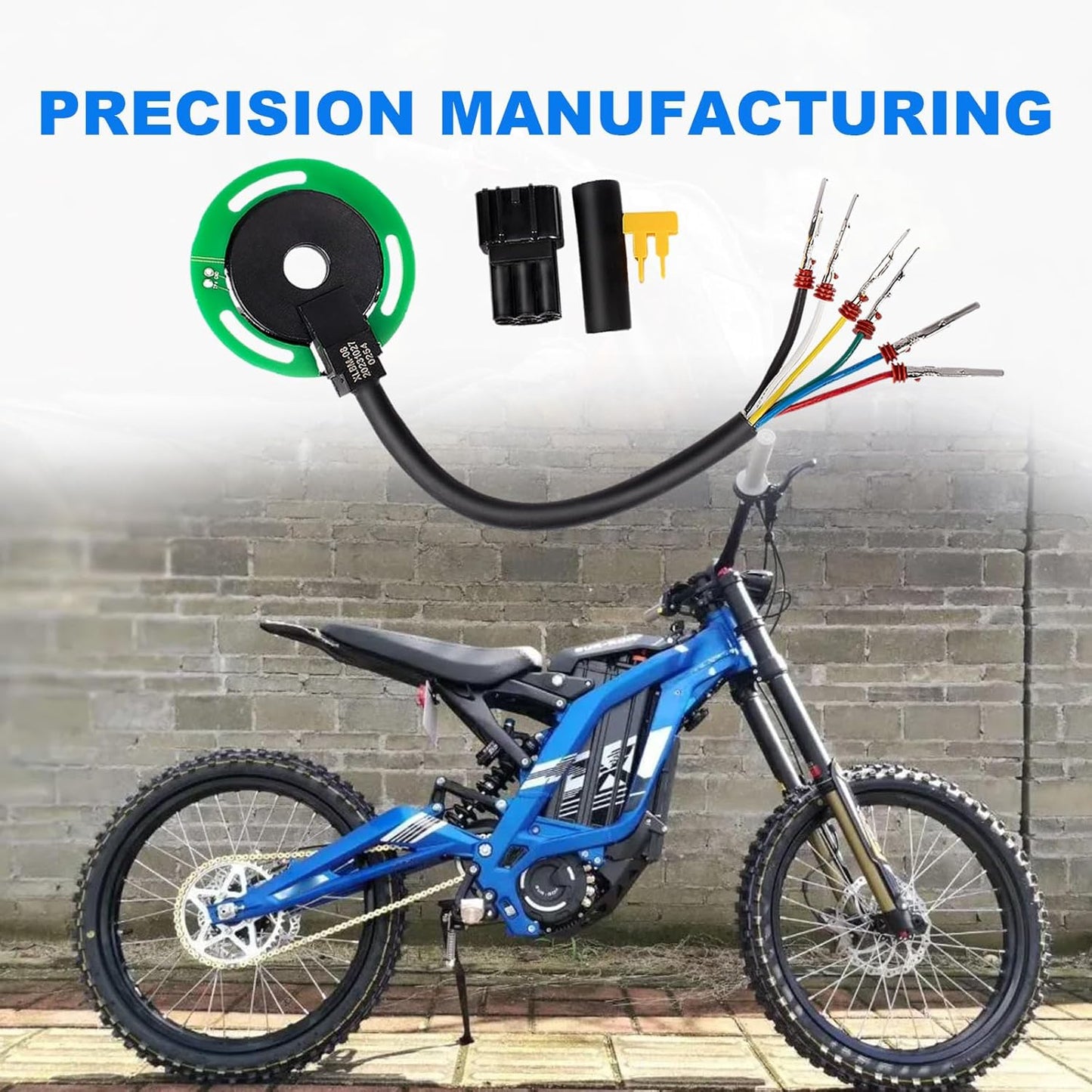 Motorcycle Motor Sensor for SUR-Ron Light Bee X S Motor Hall Sensor Replacement