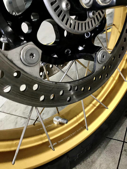VMX-Racing 19in. 17in. Tubeless Wheels Fit For BMW F750GS 2019-2024 Gold GLM Rims