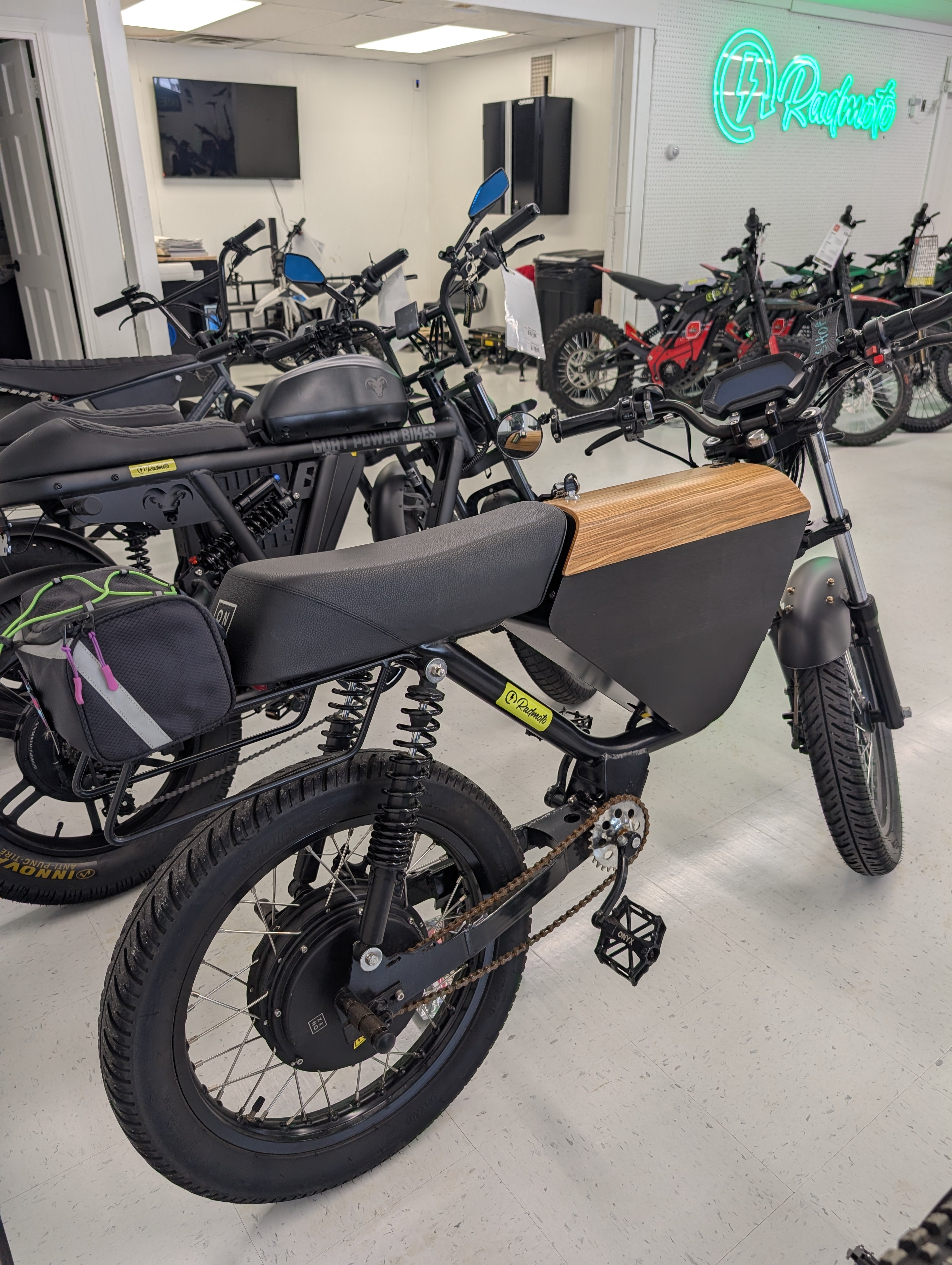 ONYX Motorbikes RCR, Dealer Demo, Hand built in California
