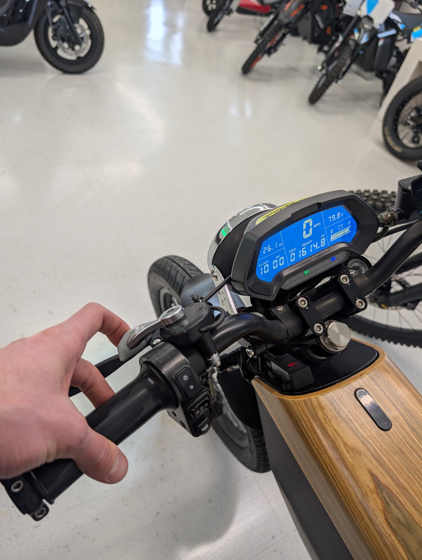 ONYX Motorbikes RCR, Dealer Demo, Hand built in California