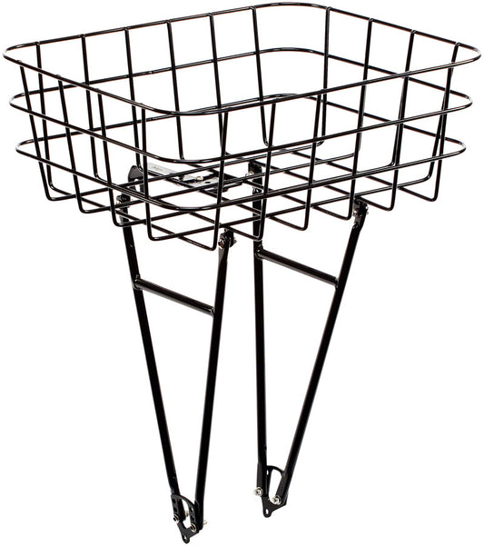 Pelago Rasket Front Basket: Black Stainless Steel