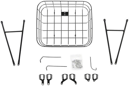 Pelago Rasket Front Basket: Black Stainless Steel
