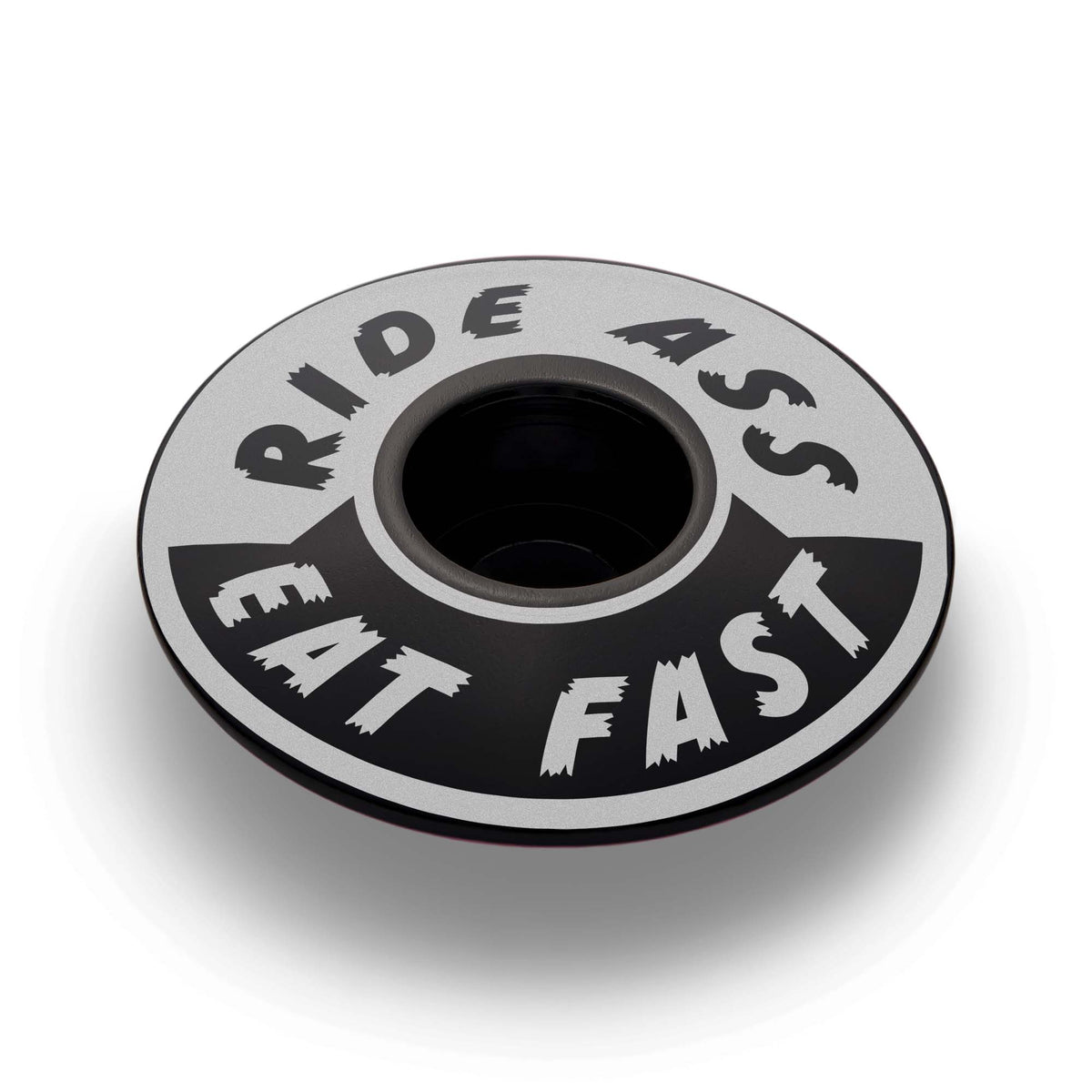 Ride Ass Eat Fast Bicycle Headset Cap