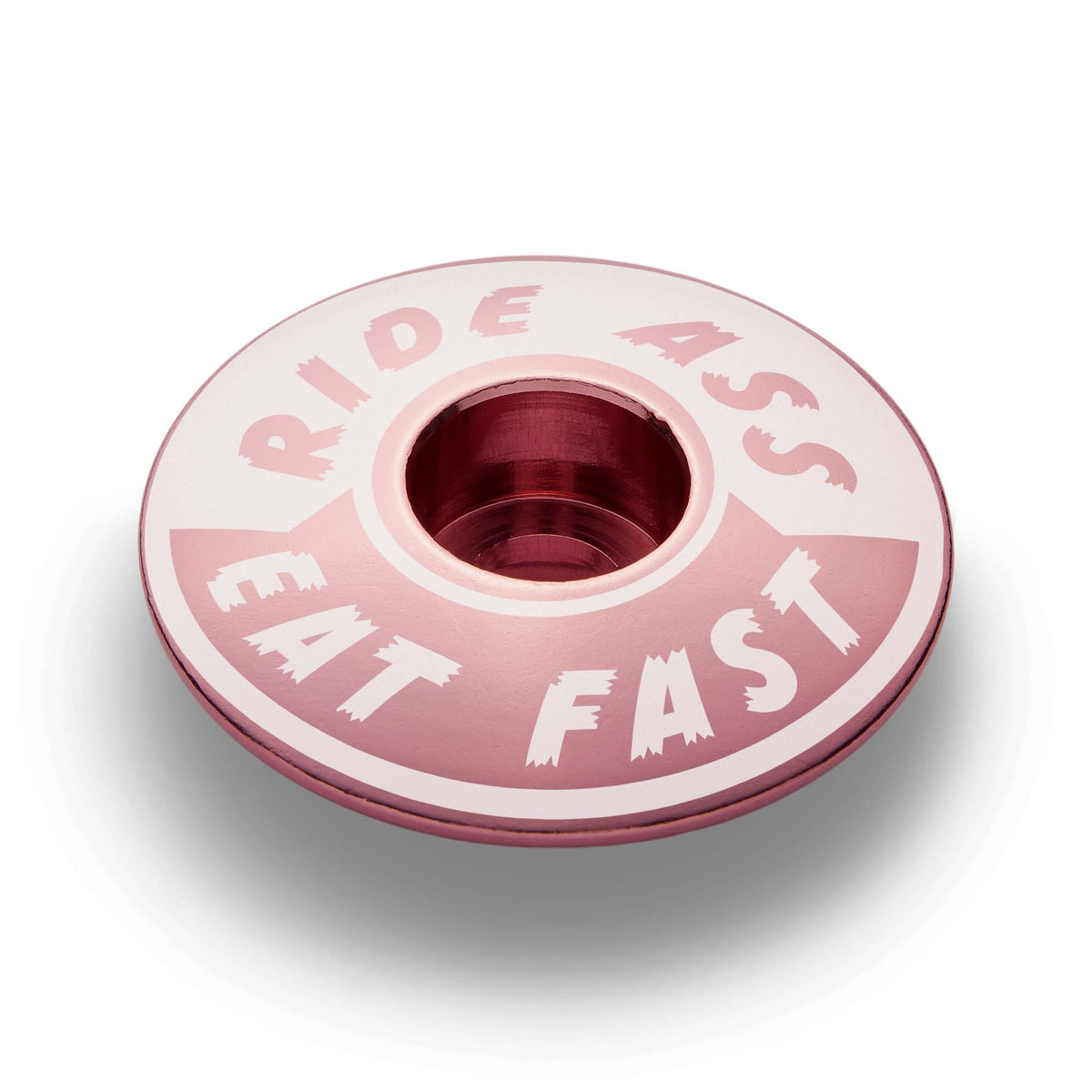 Ride Ass Eat Fast Bicycle Headset Cap