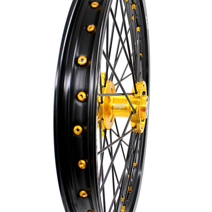 KKE 21 & 18 Off Road Rims For SUZUKI DRZ400 DRZ400E DRZ400S Gold