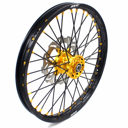 KKE 21 & 18 Off Road Rims For SUZUKI DRZ400 DRZ400E DRZ400S Gold