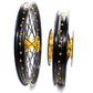 KKE 21 & 18 Enduro Wheels For SUZUKI RM125 RM250 1996-2000 Gold Black