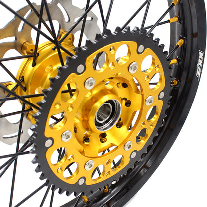 KKE 21 & 18 Off Road Rims For SUZUKI DRZ400 DRZ400E DRZ400S Gold