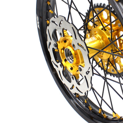 KKE 21 & 18 Off Road Rims For SUZUKI DRZ400 DRZ400E DRZ400S Gold
