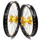 KKE 21 & 19 MX Dirt Bikes Rims For SUZUKI RM125 RM250 1996-2000 Gold Nipples