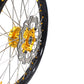 KKE 21 & 19 MX Dirt Bikes Rims For SUZUKI RM125 RM250 1996-2000 Gold Nipples