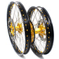 KKE 21 & 19 MX Dirt Bikes Rims For SUZUKI RM125 RM250 1996-2000 Gold Nipples