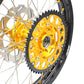 KKE 21 & 19 MX Dirt Bikes Rims For SUZUKI RM125 RM250 1996-2000 Gold Nipples