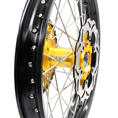 KKE 21 & 19 MX Off Road Wheels For SUZUKI RM125 2001-2007 RM250 2001-2008