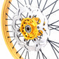 KKE 21 & 19 Gold Rims For Suzuki RM125 2001-2007 RM250 2001-2008 Off Road Wheels