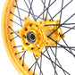 KKE 21 & 19 MX Gold Wheels for Suzuki RM125 RM250 1996-2000 Black Spoke