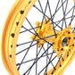 KKE 21 & 19 MX Gold Wheels for Suzuki RM125 RM250 1996-2000 Black Spoke