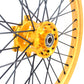 KKE 21 & 19 MX Gold Wheels for Suzuki RM125 RM250 1996-2000 Black Spoke