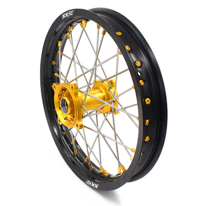 KKE 17/14 RM80 1993-2001 RM85 2002-2026 For SUZUKI Kid's Small Wheels Rims Gold Nipples