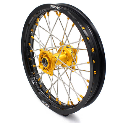 KKE 17/14 RM80 1993-2001 RM85 2002-2026 For SUZUKI Kid's Small Wheels Rims Gold Nipples