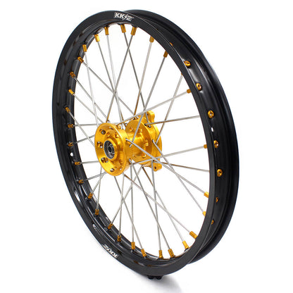 KKE 17/14 RM80 1993-2001 RM85 2002-2026 For SUZUKI Kid's Small Wheels Rims Gold Nipples
