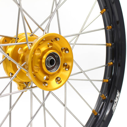 KKE 17/14 RM80 1993-2001 RM85 2002-2026 For SUZUKI Kid's Small Wheels Rims Gold Nipples