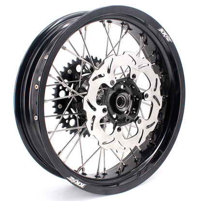 KKE 3.5 & 4.25 Wheels for Yamaha WR250F 2001 WR450F 2003-2018 Black