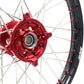 KKE 21 & 19 Wheels for Suzuki RMZ250 2007-2024 RMZ450 2005-2024 Red Nipples