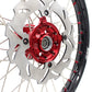 KKE 21 & 19 Wheels for Suzuki RMZ250 2007-2024 RMZ450 2005-2024 Red Nipples